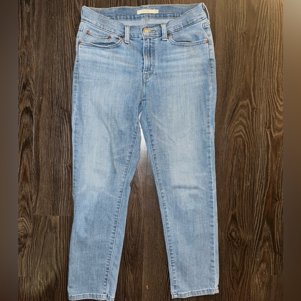 Levi’s Boyfriend Light Wash Denim